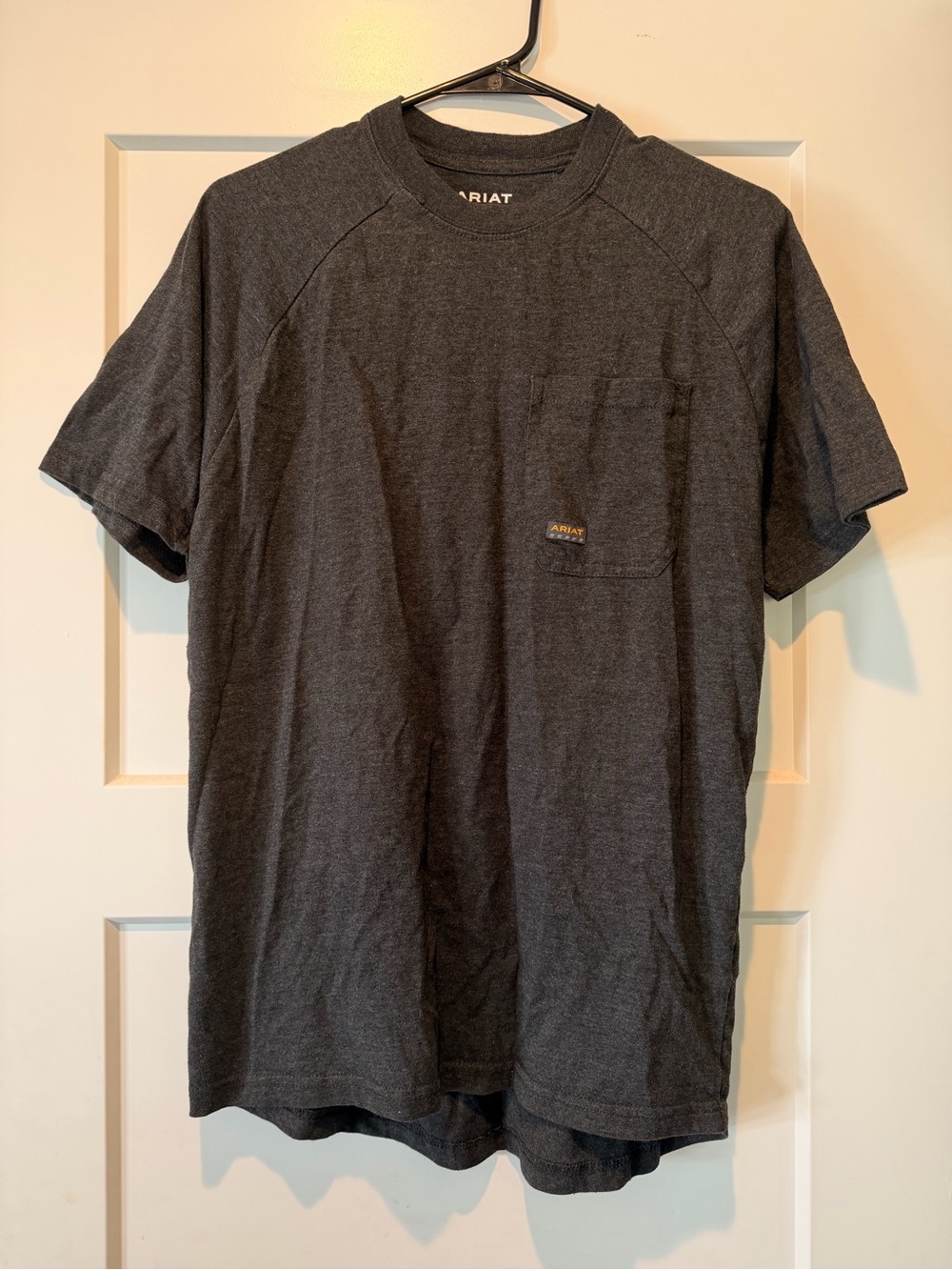 Ariat Men's Rebar Charcoal Short Sleeve Pocket Tee